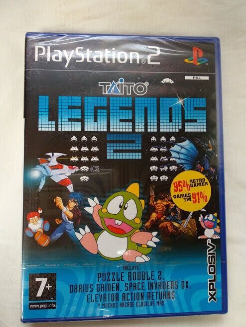 Taito Legends 2 para playstation 2 Nuevo y precintado Pal
