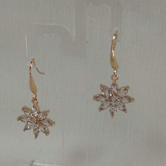 Pendientes mujer fantasía con sistema de gancho  con pedrería  Nuevos (104)