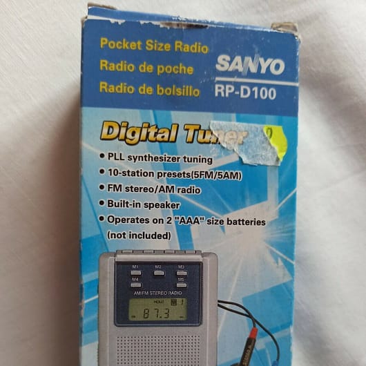 RADIO DIGITAL SANYO RP-D100 NUEVA (154)