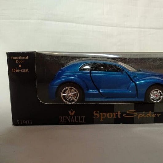 Renault Sport Spider 1/32 Azul City Cruiser Collection Nuevo con caja