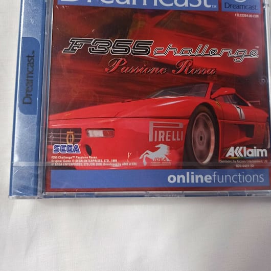 F355 CHALLENGE PASSIONE ROSSA  Dreamcast nuevo y precintado Pal España (140)