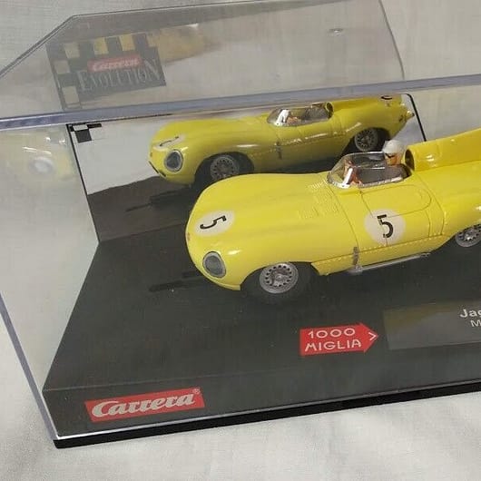 SXC Scalextric Jaguar D-Type Mille Miglia 2001 Carrera ref 25708  1/32  Nuevo