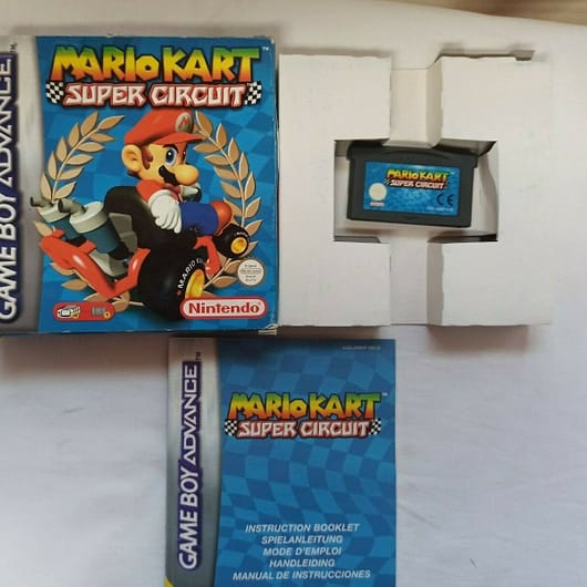 MARIO KART SUPER CIRCUIT COMO NUEVO GB ADVANCE Pal ORIGINAL(156)