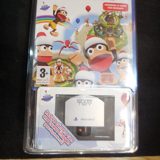 Monkey Mania eye toy para playstation2 Nuevo y Precintado con cámara.