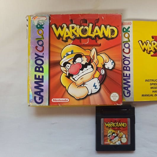 WARIOLAND II USADO completo GB color Pal ORIGINAL(156)