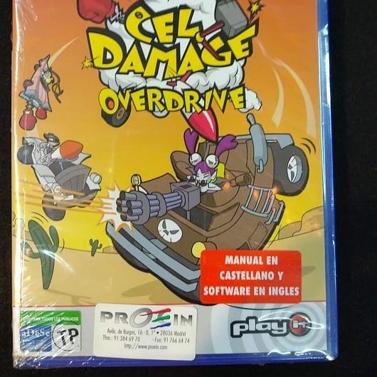 Cel Damage Overdrive videojuego para playstation 2 nuevo y precintado