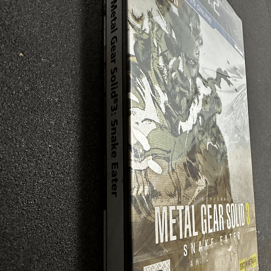 Metal Gear Solid 3 Snake Eater edición limitada metál PS2 PAL.(62).PERFECTO