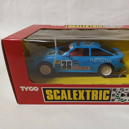 Scalextrix Toyota Celica " Fujitsu" nuevo TYCO Ref 8361 (143)