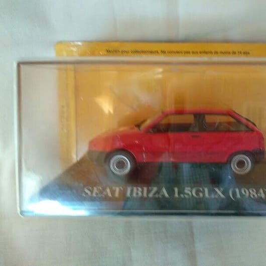 Seat Ibiza 1.5 GLX  (1984) Red-Rojo escala 1/43 Nuevo con caja