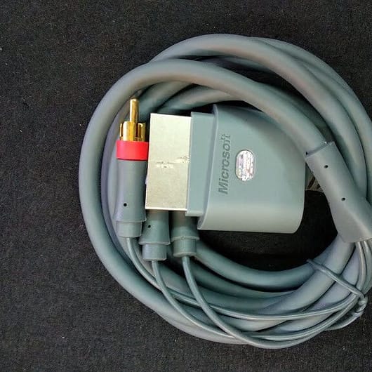 Cable AV para X-BOX 360 OEM nuevo original Microsoft