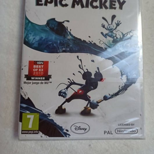 DISNEY EPIC MICKEY para Nintendo Wii Nuevo y precintado Pal (150)Muy buscado
