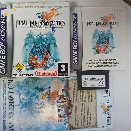 FINAL FANTASY TACTICS ADVANCE como nuevo completo GB advance Pal ORIGINAL(156)
