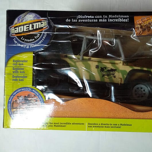 Madelman Jeep Explorador con figura Madelman y 4x4 y accesorios Nuevo a estrenar
