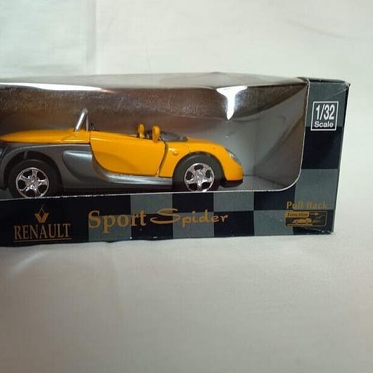 Renault Sport Spider 1/32 Amarillo City Cruiser Collection Nuevo con caja
