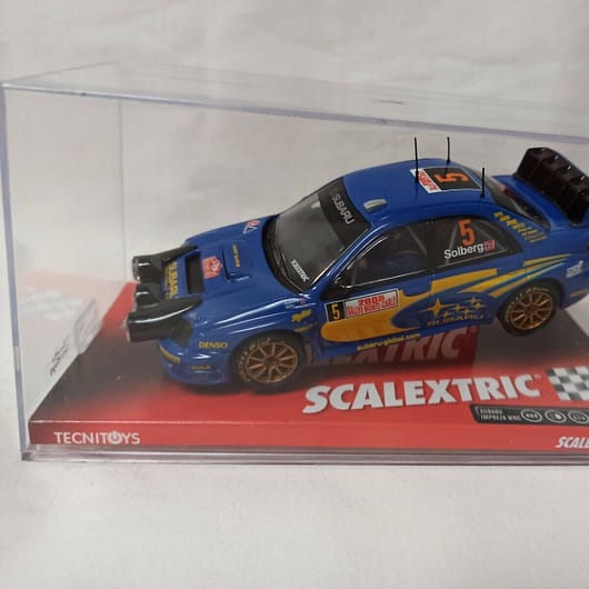 SCX Scalextric Subaru Impreza WRC " SOLBERG" ref 6181  1/32 Nuevo (143)