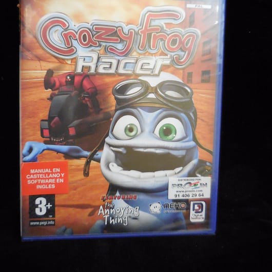 Crazy Frog Racer para playstation 2 nuevo y precintado