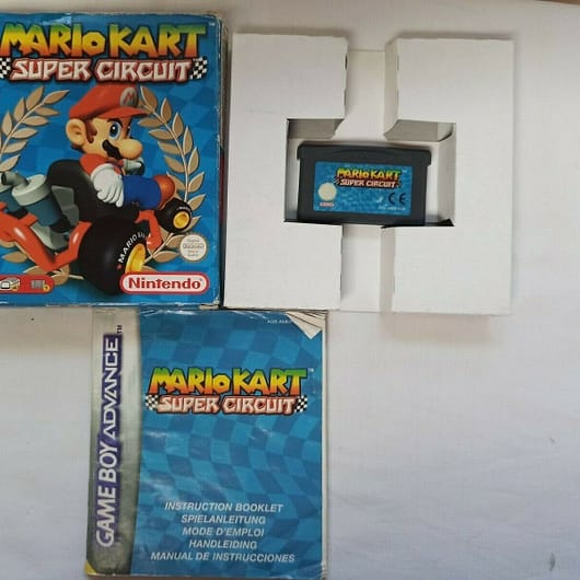 MARIO KART SUPER CIRCUIT EN BUEN ESTADO GB ADVANCE Pal ORIGINAL(156)