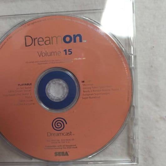 Dreamon volumen 15 CD Demo para  Dreamcast Pal Esp Nuevo(151)