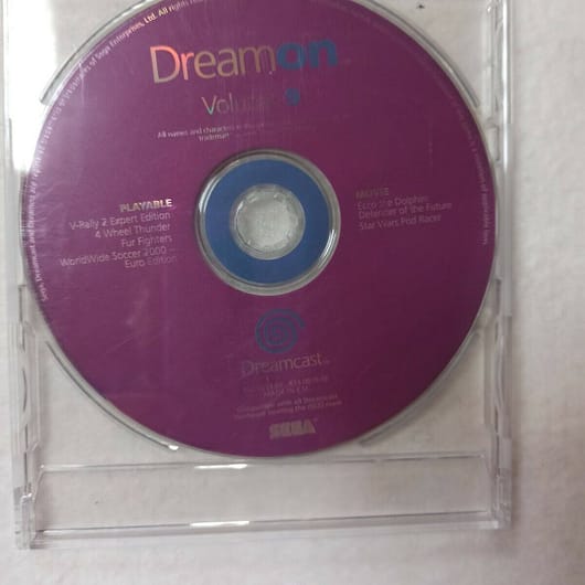 Dreamon volumen 9 CD Demo para  Dreamcast Pal Esp Nuevo(151)