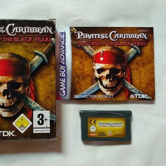 Pirates of the Caribbean The Curse of the Black Pearl Game Boy Advance Ocasion