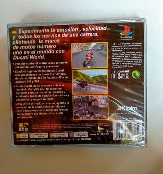 DUCATI WORLD  Playstation 1 Nuevo y precintado Pal - Imagen 3