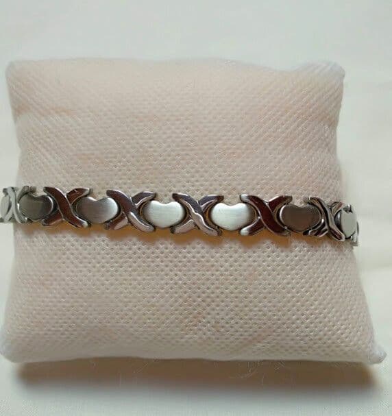 Pulsera acero inoxidable caballero  nueva