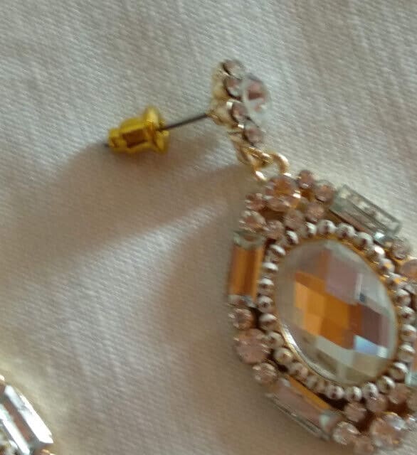 Pendientes bisutería mujer largos modelo Isabel presión - Imagen 5