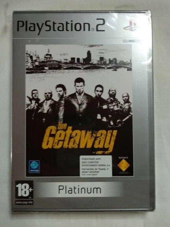 The Getaway para playstation 2 edicion platinum Pal precinto roto Nuevo