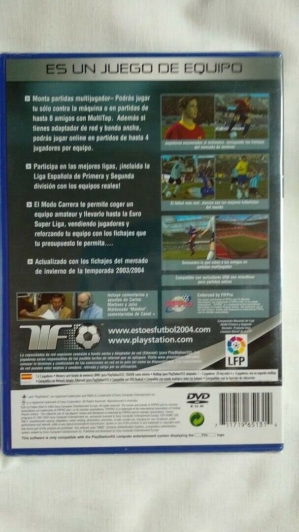 Esto es Futbol 2004 para playstation 2 Nuevo y precintado Pal - Imagen 3