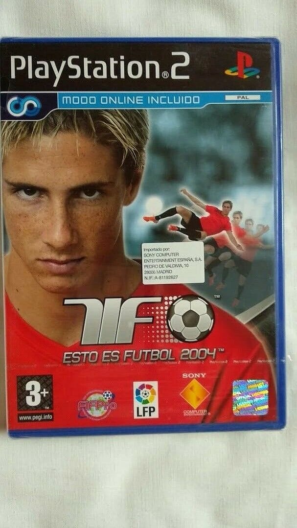 Esto es Futbol 2004 para playstation 2 Nuevo y precintado Pal