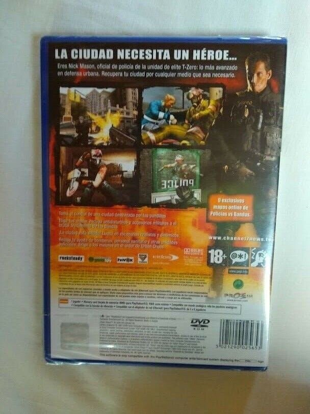 URBAN CHAOS UNIDAD ANTIDISTURBIOS para playstation 2 Nuevo y precintado Pal - Imagen 3