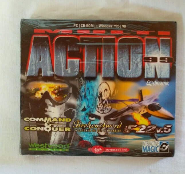 MULTI ACTION 99 PC CD-ROM-WINDOWS 95-98 Nuevo y precintado