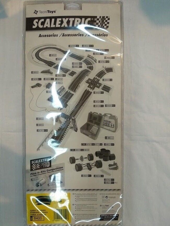Curva Standard Scalextric pack dos unidades TecniToys nuevas y precintadas - Imagen 3