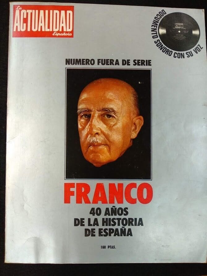 Franco 40 años de Historia de España Revista La Actualidad Española usado
