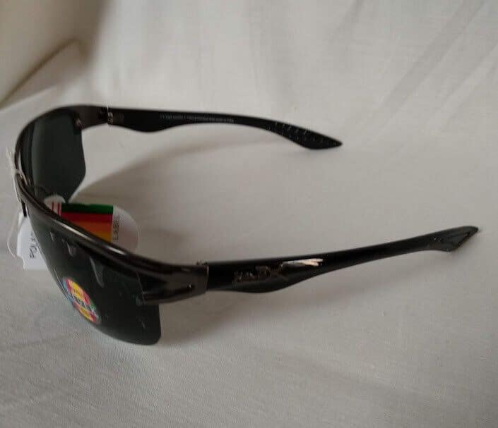 Gafas polarizadas  caballero 12 negras combinada metal y plástico (125) - Imagen 5