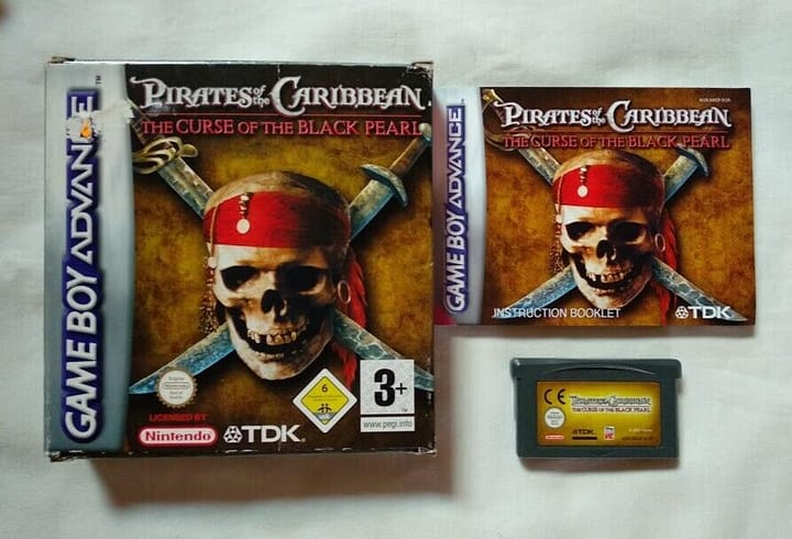 Pirates of the Caribbean The Curse of the Black Pearl Game Boy Advance Ocasion