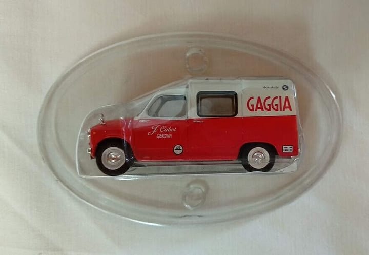 SEAT FIAT 600 D EMPRESA GAGGIA   Esc 1/43  Nuevo con BLISTER