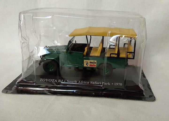 TOYOTA BJ.SOUNTH AFRICA SAFARI PARK 1970 NUEVO CON BLISTER