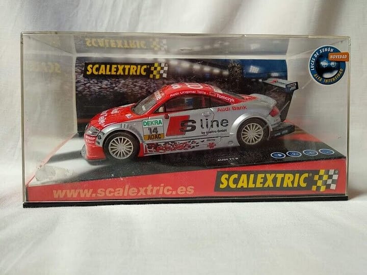 SCX Scalextric Audi TT-R DTM " Tomczyk" Ref 6139  1/32 Nuevo