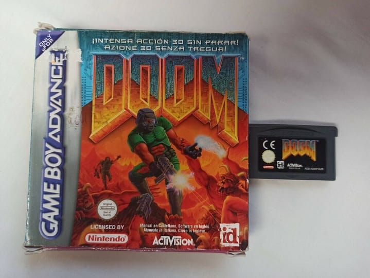 DOOM  SIN INSTRUCCIONES BUEN ESTAD GB ADVANCE Pal ORIGINAL(156)