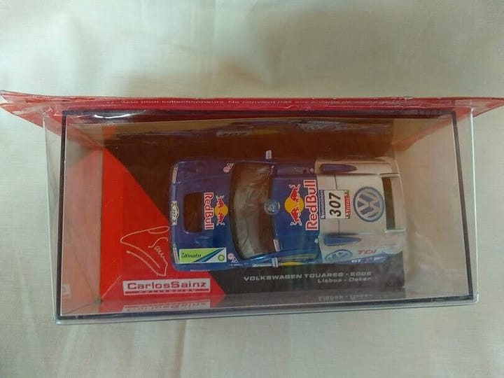 Volswagen Touareg 2006 Lisboa-Dakar Carlos Sainz miniat.esc1/43.Nuevo con caja - Imagen 3
