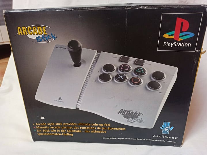 Mando Arcade para  PLAYSTATION 2  como nuevo con caja(148))