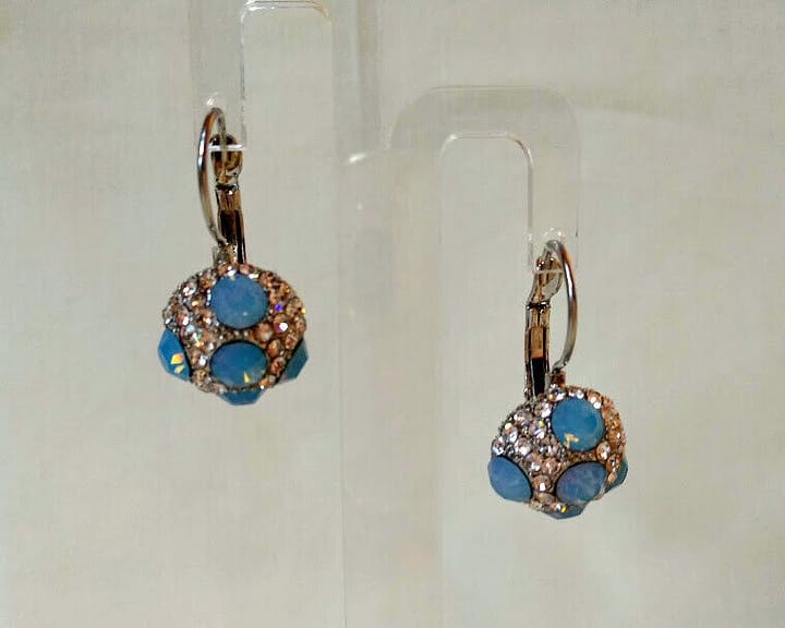 Pendientes bisuteria plateados mujer largos nuevos