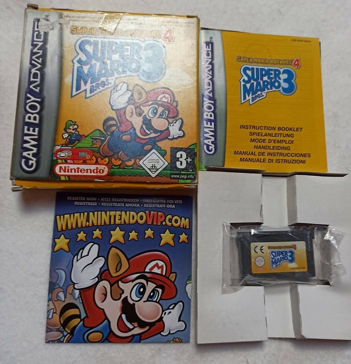 Super Mario Bross 3 super mario advance 4 Usado completo (147)