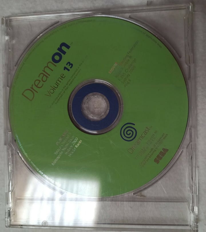 Dreamon volumen 13 CD Demo para  Dreamcast Pal Esp Nuevo(151)