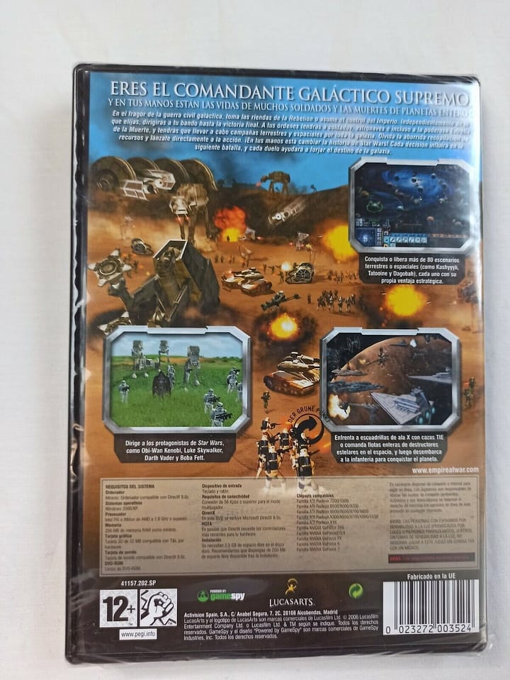 STAR WARS El Imperio En Guerra PC SOLO WIN 2000/XP Nuevo   (140) - Imagen 3