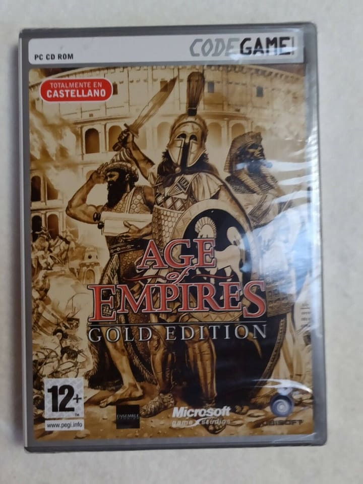 AGE OF EMPIRES GOLD EDITION PARA PC  WINDOWS 95/98/ME/NT  nuevo precintado (150)