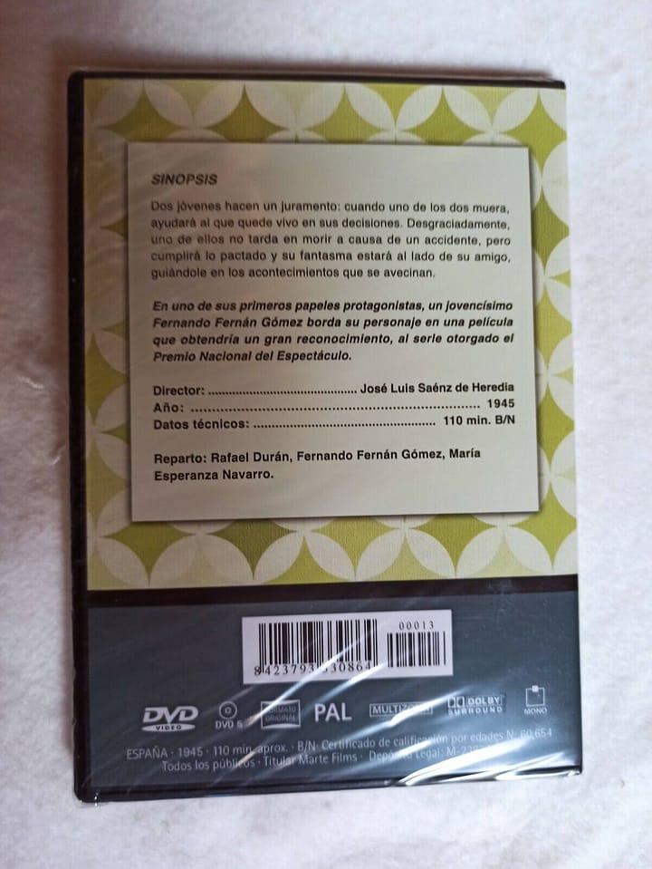 EL DESTINO SE DISCULPA PELICULA EN DVD NUEVA Y PRECINTADA (138) - Imagen 3