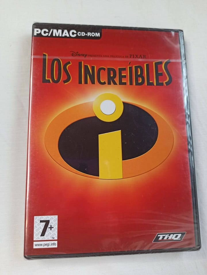 LOS INCREIBLES  PC SOLO WIN 98/2000/XP Nuevo   (140)