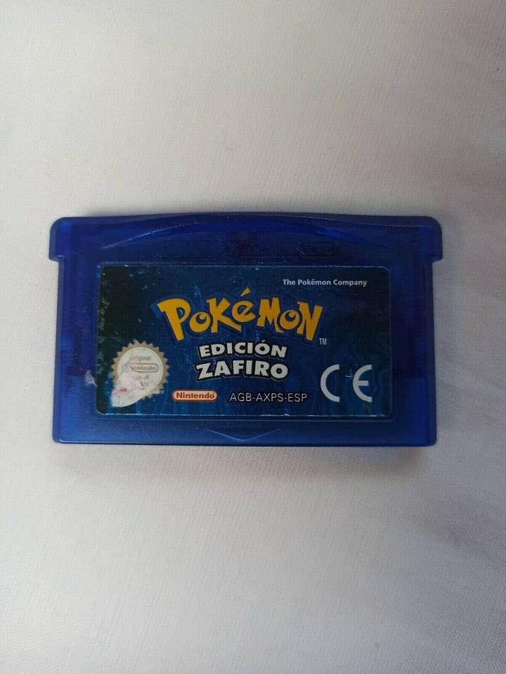 POKEMON EDICION ZAFIRO BUEN ESTADO GB ADVANCE Pal ORIGINAL(156)